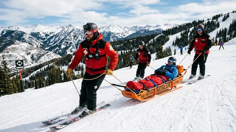 Colorado Ski Patrol Rescues Injured Hiker on Mountain