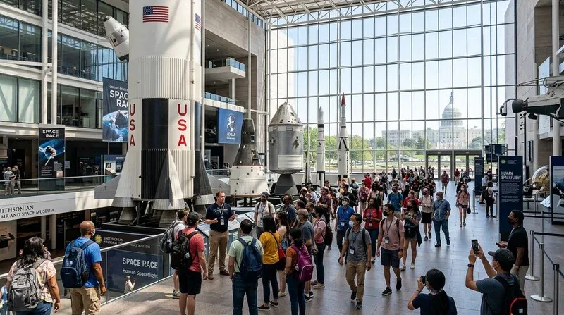 Smithsonian Air & Space Museum Opens New Rocket Wing